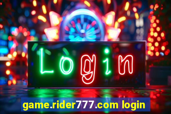 game.rider777.com login